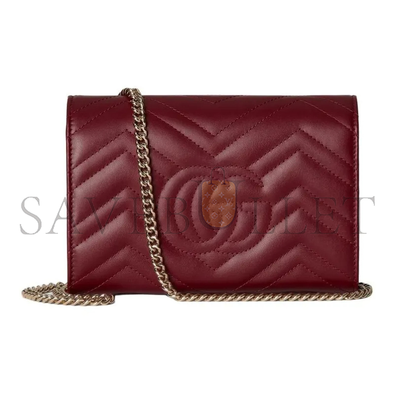 GUCCI GG MARMONT LEATHER TOTE BAG 779727 (26.5*18.5*12.5cm)